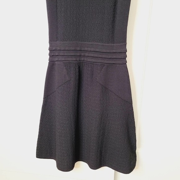 The Rag & Bone Alyssa Black Knit A Line Dress - Picture 3 of 7